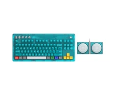 8BitDo Retro 87 Wireless Belaidė Žaidimų Klaviatūra | Clear Mėlyna, Kailh Box Baltas V2