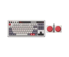 8BitDo Retro belaidė mechaninė klaviatūra (Hot-Swap) (Kailh Box Baltas switch, UK) - (N Edition)