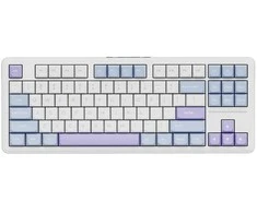 ATK A87 – US išdėstymas – Outemu Juodas Plum Pro Switches – Sea Salt (Mėlyna) Belaidė Mechaninė Žaidimų Klaviatūra