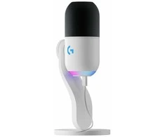 LOGITECH Yeti GX dinaminis RGB žaidimų mikrofonas su LIGHTSYNC OFF Baltas