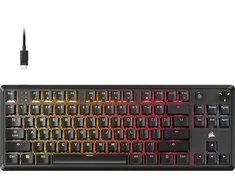 Corsair K70 CORE TKL RGB Žaidimų Klaviatūra | Juodas, MLX Raudona v2