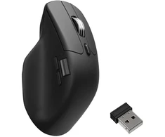 DĖMESIO! PAŽEISTA PAKUOTĖ! Keychron M6 Silent Wireless Belaidė Žaidimų Pelė | Juodas