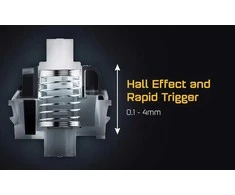 Endgame Gear Endgame KB65HE Hall Effect - US išdėstymas - Hot-Swappable Gateron KS-37B Switches - Juodas (Juoda) Magnetinė Žaidimų Klaviatūra