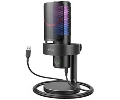 Fifine Technology FIFINE AmpliGame A9 RGB Juodas (Juodas) Kondensatorinis Mikrofonas