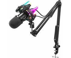 Fifine Technology FIFINE K651 RGB Juodas (Juodas) Dinaminio Mikrofono Komplektas