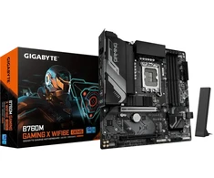 GIGABYTE B760M GAMING X WIFI6E GEN5 Pagrindinė Plokštė | mATX, LGA1700, DDR5