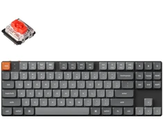 Klaviatūra Keychron K1 Max 80% TKL Raudona Switch Hot-Swap Juodas