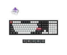 Keychron Q6 HE Wireless Belaidė Žaidimų Klaviatūra | Carbon Juodas, Gateron Magnetic Nebula