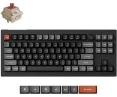 Keychron V3 Ultra Wireless Belaidė Žaidimų Klaviatūra | Juodas, Silk POM Raudona