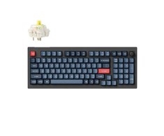 Keychron V5 Max Wireless Belaidė Žaidimų Klaviatūra | Carbon Juodas, Gateron Jupiter Banana