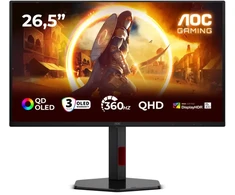 Klaviatūra AOC Q27G4SDR Monitorius | 26.5", QHD, OLED, 360 Hz
