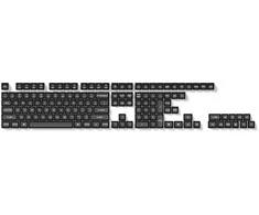 Klaviatūra Keychron Double Shot KSA PBT Full Keycap Set | Juodas