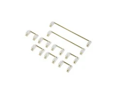 Klaviatūra Owlab Screw-In V2 100% Komplektas Klaviatūros Stabilizatoriai | Clear