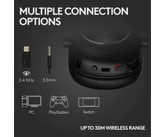 Logitech G PRO X 2 LIGHTSPEED Belaidės Belaidės Žaidimų Ausinės | Juodas