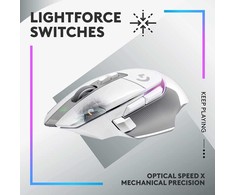 Logitech G502 X PLUS LIGHTSPEED Wireless Belaidė Žaidimų Pelė | Baltas