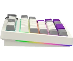 LORGAR Pro KBP70TKLW Wireless Belaidė Žaidimų Klaviatūra | Retro, Toxic Violetinė