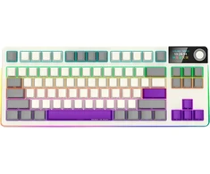 LORGAR Pro KBP70TKLW Wireless Belaidė Žaidimų Klaviatūra | Retro, Toxic Violetinė