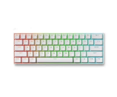 MCHOSE Ace 60 Pro laidinė magnetinė žaidimų klaviatūra | TTC Uranus Magnetic Switch-ST | Baltas