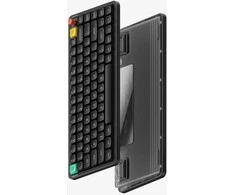 NuPhy Air75 V3 Wireless Belaidė Žaidimų Klaviatūra | Nebula Dark, Raudona Nano