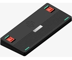 NuPhy Halo75 V2 IO Wireless Belaidė Žaidimų Klaviatūra | Obsidian Juodas, Raudona Max