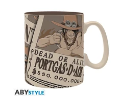 ONE PIECE – Mug (460 ml) Ace Wanted – Puodelis