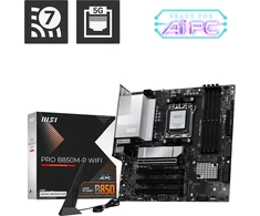 MSI PRO B850M-P WIFI Pagrindinė Plokštė | mATX, AM5, DDR5