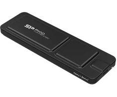 Kietasis diskas SILICON POWER PX10 Portable Nešiojamas SSD | Juodas, 2TB