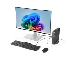 Stacionarus kompiuteris LENOVO IdeaCentre Mini 01Q8X10 Snapdragon X Plus X1P-64-100 32GB 1TB SSD M.2 2280 PCIe Qualcomm Adreno GPU W11H 2YR Carryin