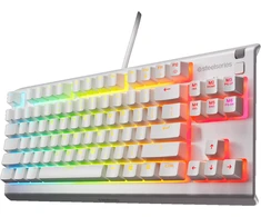 STEELSERIES Apex 3 TKL klaviatūra, Balta, JAV