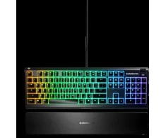 SteelSeries Apex 3 Žaidimų Klaviatūra | Juodas, Membraninė