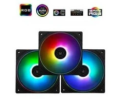 Thermalright TL-S12-S X3 PWM ARGB Juodas 3vnt. (120mm) (Juodi) Ventiliatoriai