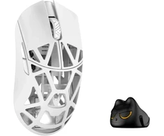 WL Pelė WLMOUSE Beast X Pro Solid Sides Pelė žaidimams, Omron Optinė Switches – Baltas