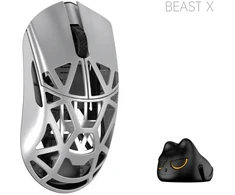 WLMouse Beast X Pro Wireless Belaidė Žaidimų Pelė | Sidabrinis, Solid