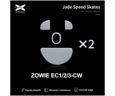 X-Raypad Jade Skates BenQ Zowie EC1-CW &amp; EC2-CW &amp; EC3-CW Baltas 2 vnt. (Balti) Pakaitiniai Pelė Feet