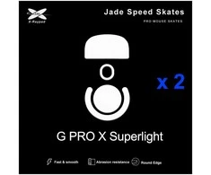 X-Raypad Jade Skates Logitech G Pro X Superlight Baltas 2 vnt. (Balti) Pakaitiniai Pelė Feet