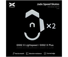 X-Raypad Jade Skates Logitech G502 X Lightspeed &amp; G502 X Plus Baltas 2 vnt. (Balti) Pakaitiniai Pelė Feet