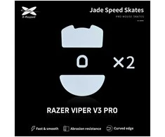 X-Raypad Jade Skates Razer Deathadder V3 Pro Baltas 2 vnt. (Balti) Pakaitiniai Pelė Feet