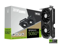 ZOTAC GeForce RTX 5060 Ti 8GB Twin Edge GPU Vaizdo Plokštė | 8GB, GDDR7