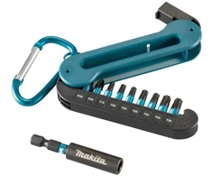 10 dalių sukimo antgalių rinkinys MAKITA Impact Juodas Torsion E-15811