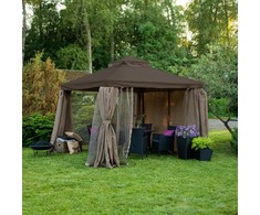 Home4You Gazebo LEGEND 2,91x3,91xH2/2,8m, ruda