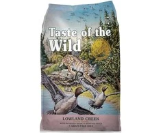Taste of the Wild Lowland Creek sausas maistas katėms su kepinta putpeliena ir antiena 6,6kg