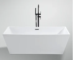 Akrilinė vonia CAPRI 204 balta/juoda