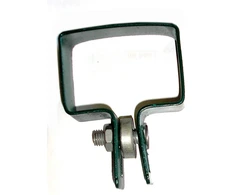 Apkaba metalinei tvorai užbaigimo 80x80 mm su tvirtinimo varžtais žalia (Ral6005)
