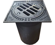 Dangtis ketaus 315 RCP B-12.5T su grotelėmis