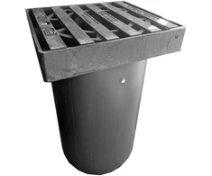 Dangtis ketaus 425 RCP D400-40T/TL-400 su grotelėmis MGN 35436