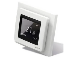 DEVIreg™ Touch baltas, +5...+45 °C, grindų+patalpos jutiklis, 16 A (termostatas)