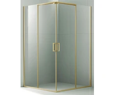 Dušo kabina AW1142 90x90 GOLD skaidri be pado
