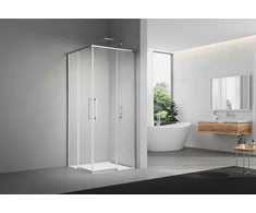 Dušo kabina ELEGANCE 90x90 chrom/skaidri be pado