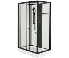 Dušo kabina Galaxy K715 120x80 skaidri/baltas
