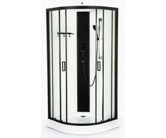 Dušo kabina Galaxy K981 80x80 skaidri/baltas